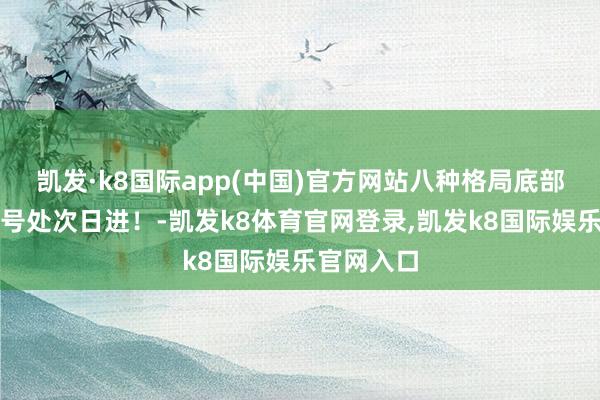 凯发·k8国际app(中国)官方网站八种格局底部起涨！符号处次日进！-凯发k8体育官网登录,凯发k8国际娱乐官网入口
