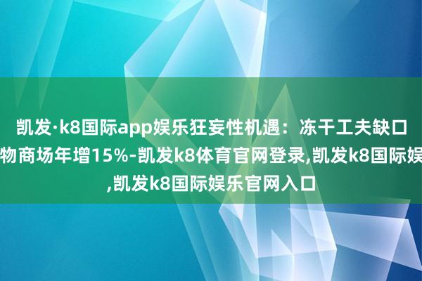 凯发·k8国际app娱乐狂妄性机遇：冻干工夫缺口：俄便捷食物商场年增15%-凯发k8体育官网登录,凯发k8国际娱乐官网入口